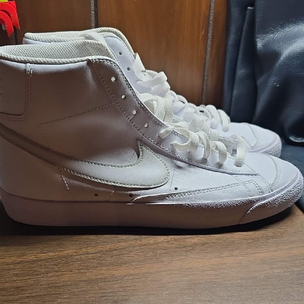 Nike Blazer Mid White High-Top Sneakers